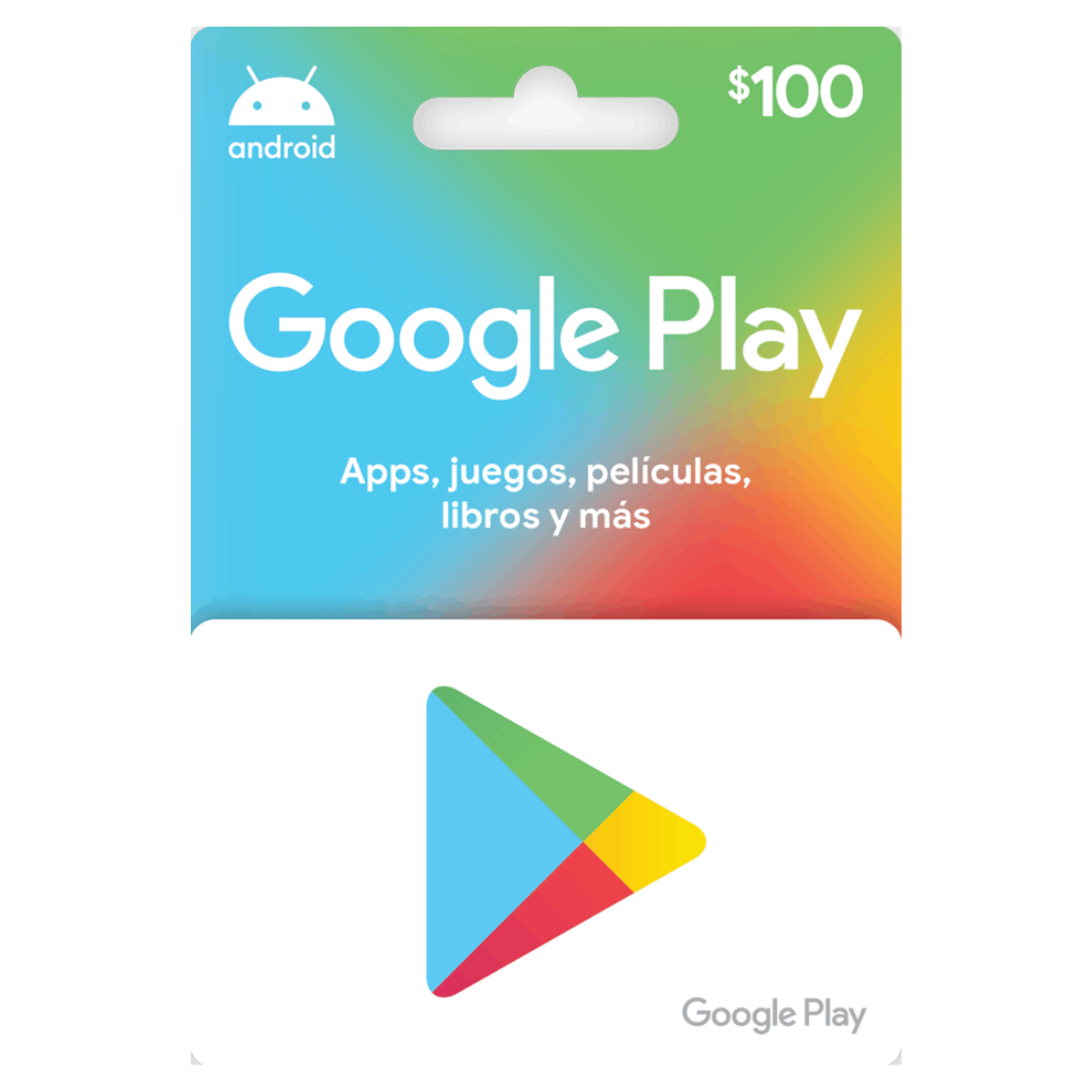 CODIGO GOOGLE PLAY $100