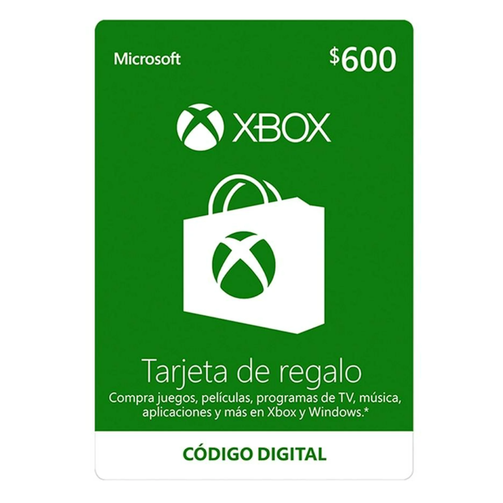 CODIGO XBOX  $600
