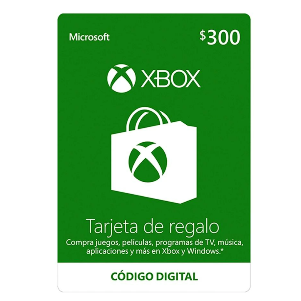 CODIGO XBOX  $300