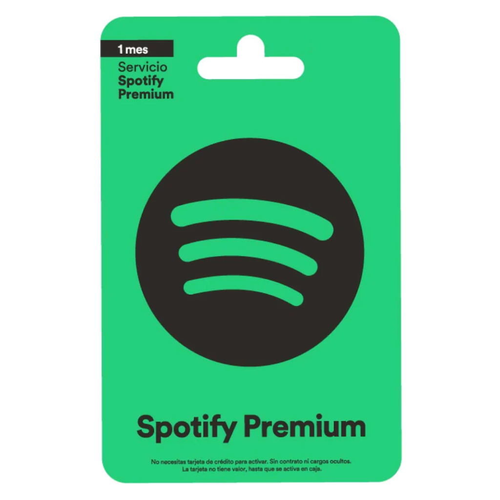 CODIGO SPOTIFY  1 MES $115