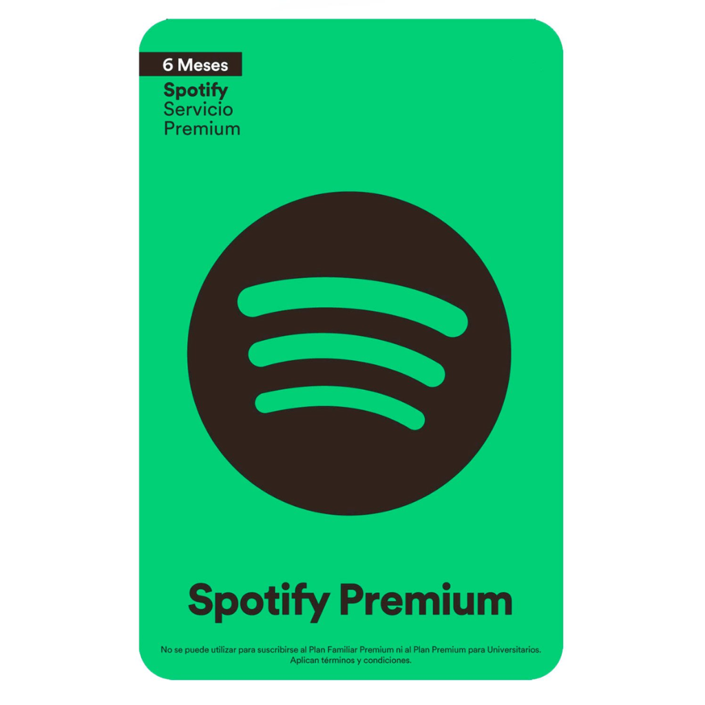 CODIGO SPOTIFY  6 MESES $689