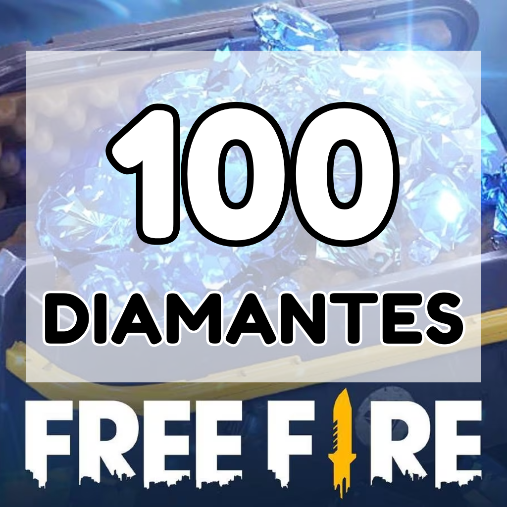 FREEFIRE 100 DIAMANTES + 10% BONUS = 110 DIAMANTES